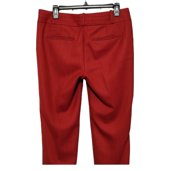 Loft Rust Woolblend Straight Leg Pants Sz 6 - Picture 4 of 6